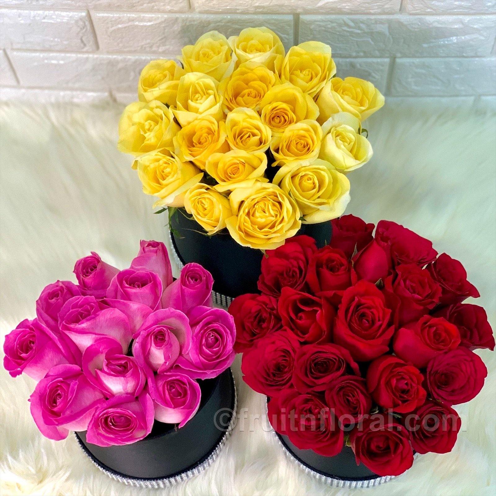 Luxe Red Roses - Fruit n Floral