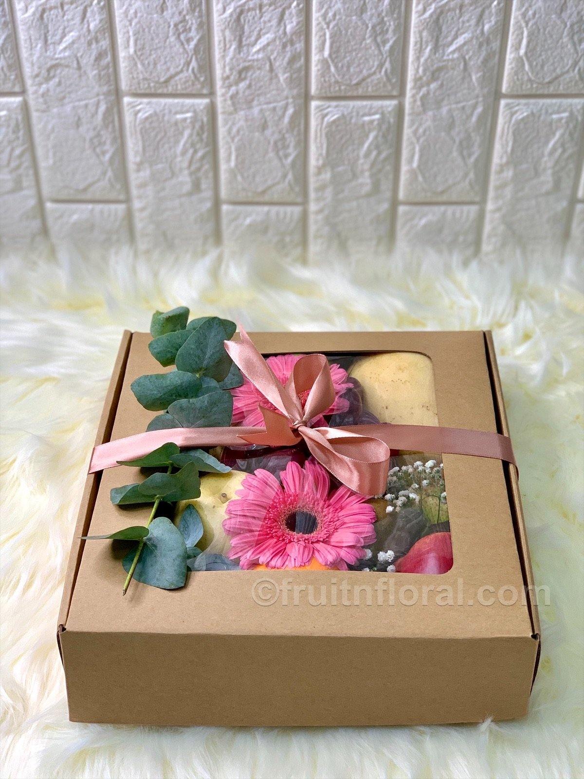Fruit Lover Box with Bird's Nest - Fruit n Floral
