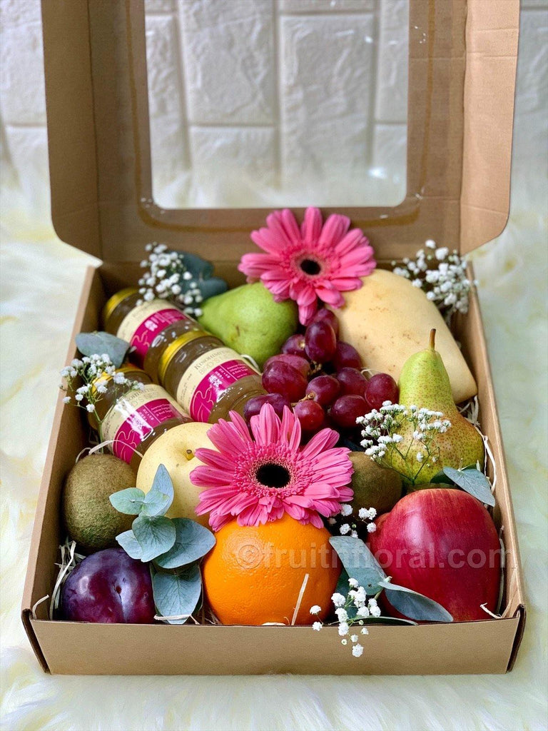 Fruit Lover Box with Bird's Nest - Fruit n Floral