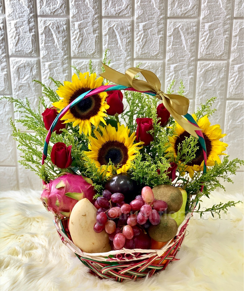 Basket of Sunshine - Fruit n Floral