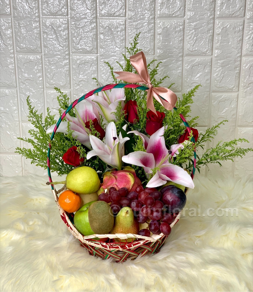 Basket of Splendour - Fruit n Floral