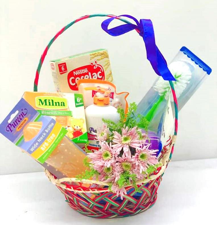 New Born Baby Gift Set C - Fruit n Floral