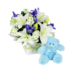 Blue Skies & White Lilies Gift Set