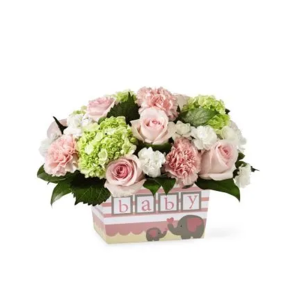 Sweet Elephant Baby Girl Bouquet