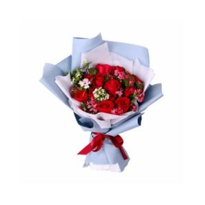 Azure Dream Red Roses