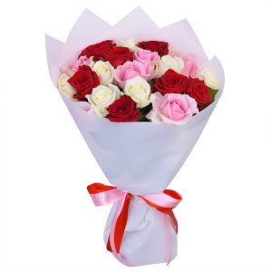 Tri-Color Elegance Bouquet