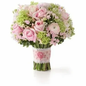 Blushing Meadow Ribbon Bouquet